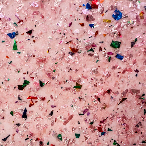 1/8" Princess Confetti Flake Glitter Cast Acrylic Sheets