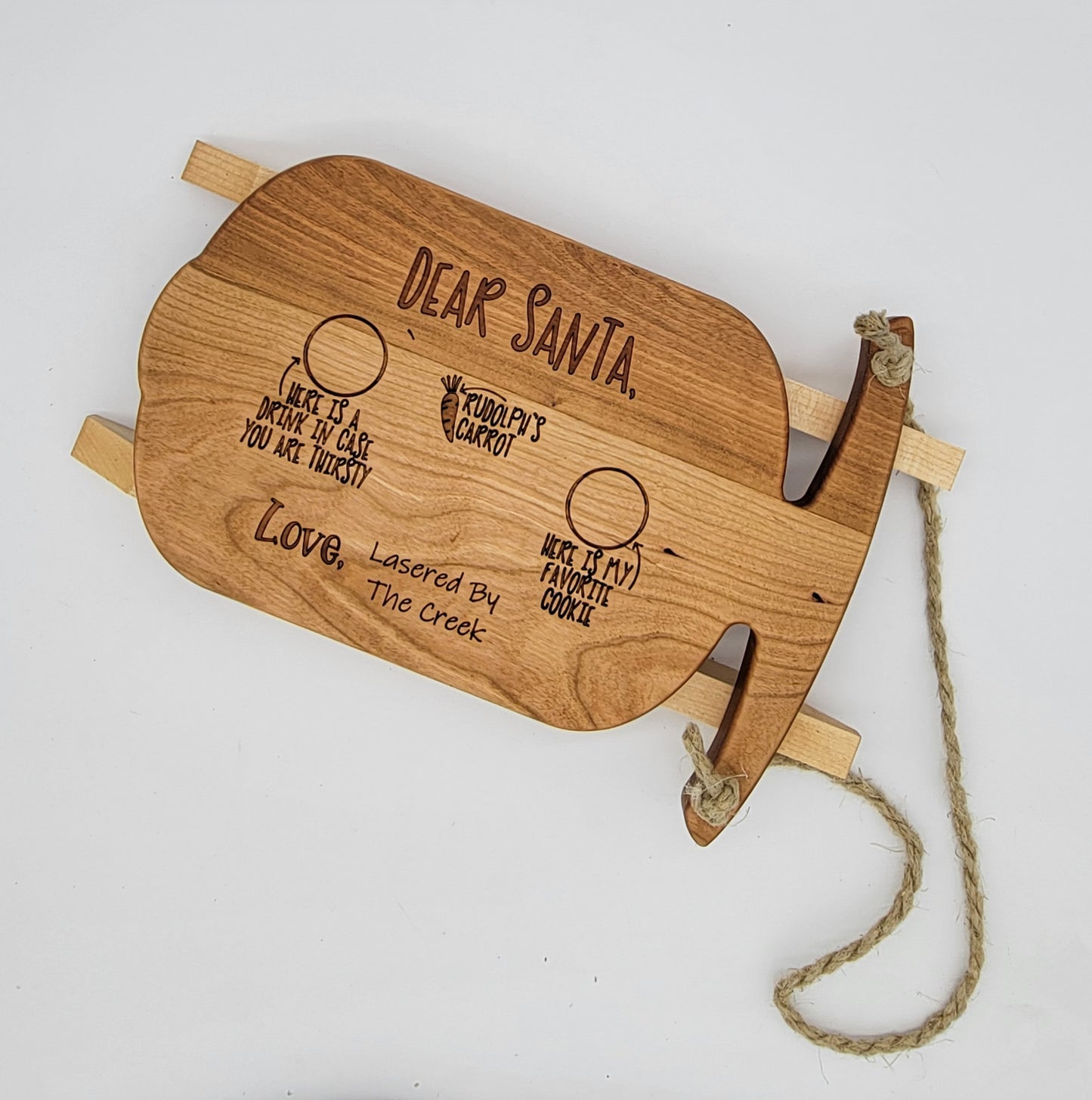 12" X 9" X 3/4" Sleigh Cutting Board