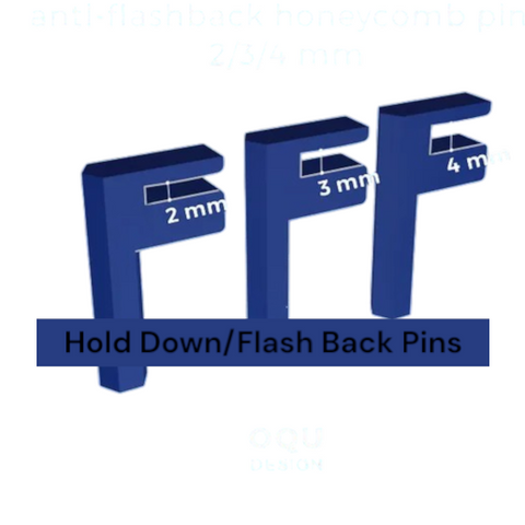 3D Printed Hold Down Pins