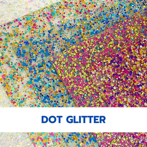 Dot Glitter Cast Acrylic Sheets | 1/8" | 48" X 96"
