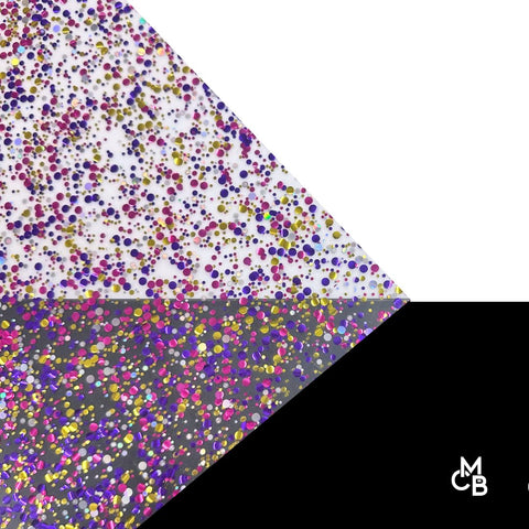 Dot Glitter Cast Acrylic Sheets | 1/8" | 48" X 96"
