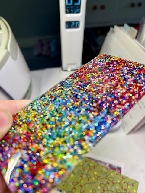 Glitter Sublimation Clear Acrylic Sheets