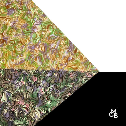 1/8" Groovy Zebra Celluloid Acrylic Sheets