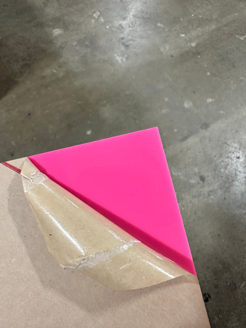 1/8" Gloss Hot Pink Cast Acrylic Sheets