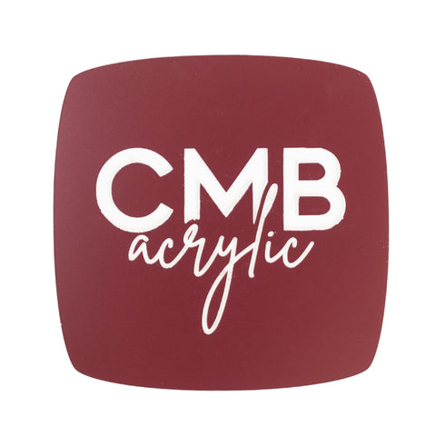1/8" Maroon Engraves White Laser XT Two Tone Acrylic Sheets