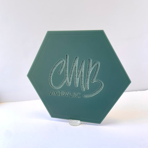 1/8" Matte Sage Cast Acrylic Sheets | Matte/Gloss Finish