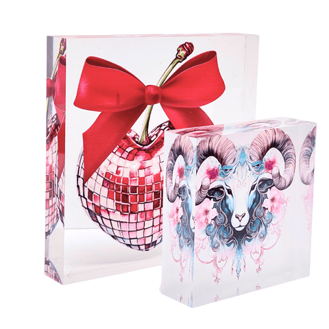3/4" Thick Clear Acrylic Blocks | MULTIPLE SIZES