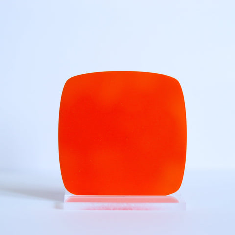 1/16" Gloss Orange Cast Acrylic Sheets | 2119