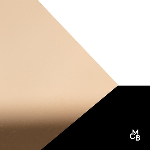 1/16" Pale Gold Mirror Acrylic Sheets