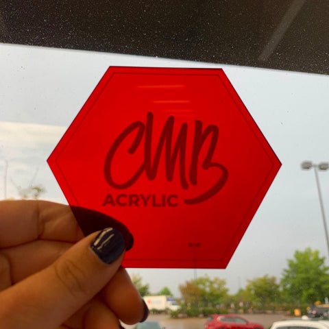 1/16" Transparent Red Cast Acrylic Sheets | 2423 Transparent