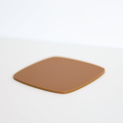 1/4" Matte Chocolate Cast Acrylic Sheets | Matte/Gloss Finish