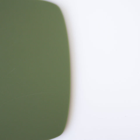 1/4" Matte Olive Cast Acrylic Sheets | Matte/Gloss Finish
