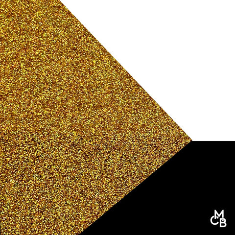 1/8" Amber Holographic Glitter Cast Acrylic Sheets