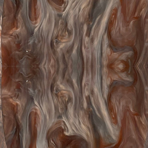 1/8" Antique Bronzed Marbled Pearl Cast Acrylic Sheets
