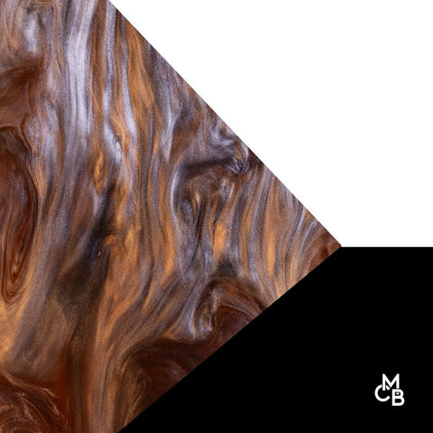 1/8" Antique Bronzed Marbled Pearl Cast Acrylic Sheets