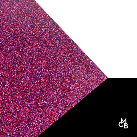 1/8" Berry Blast Glitter Cast Acrylic Sheets