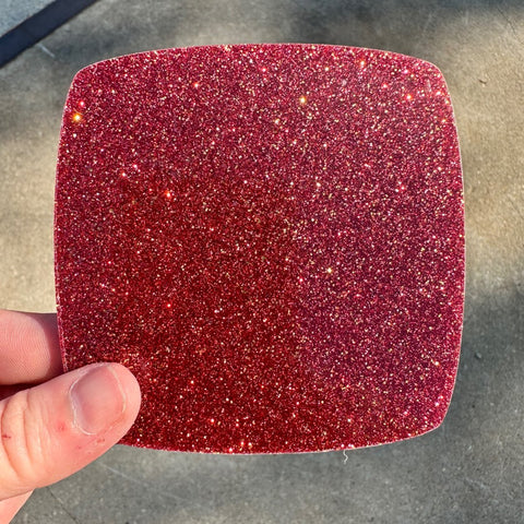 1/8" Berry Blossom Glitter Cast Acrylic Sheets