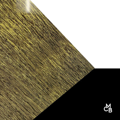 1/8" Black Gold Crushed Taffeta Threads Cast Acrylic Sheets
