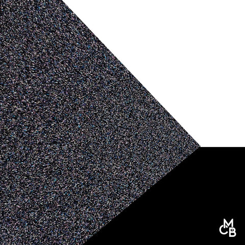 1/8" Black Holographic Glitter Cast Acrylic Sheets