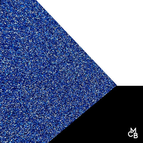 1/8" Blue/Silver Glitter Cast Acrylic Sheets