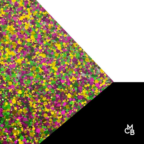 1/8" Bon Temps Glitter Dots Cast Acrylic Sheets