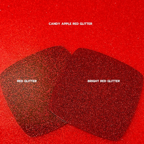 1/8" Candy Apple Red Glitter Cast Acrylic Sheets