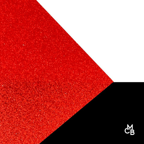 1/8" Candy Apple Red Glitter Cast Acrylic Sheets