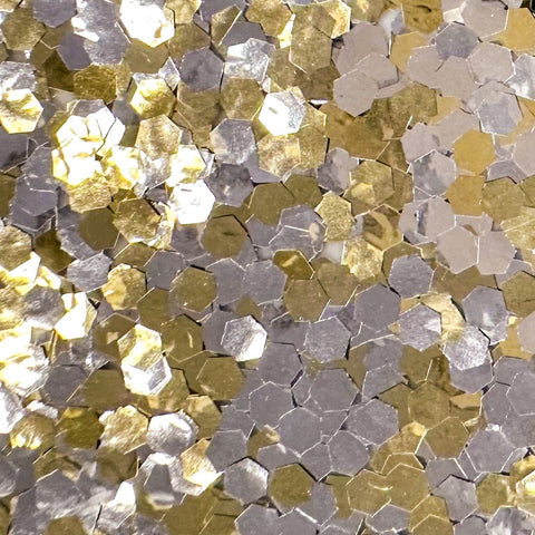 1/8" Champagne Cheer Glitter Dots Cast Acrylic Sheets
