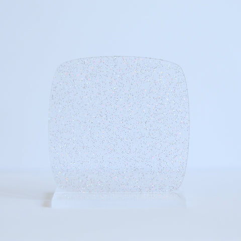 1/8" Clear Glitter Jellies Cast Acrylic Sheets