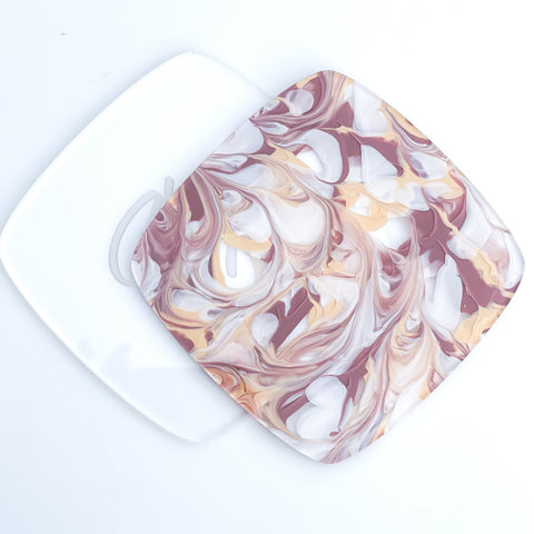 1/8" Coffee Shop Paint Pour Cast Acrylic Sheets