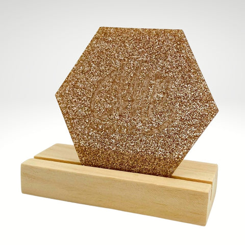 1/8" Copper Glitter Cast Acrylic Sheets