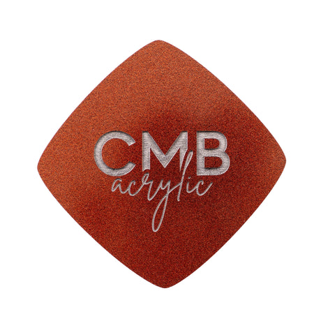 1/8" Copper Glitter Engraves Black Two Tone Cast Acrylic Sheets