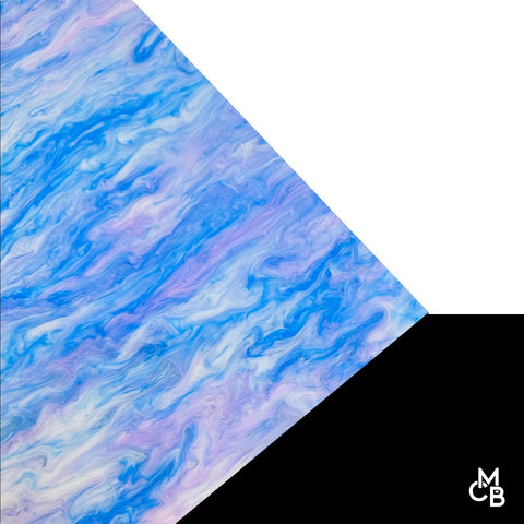 1/8" Cotton Candy Clouds Marble Cast Acrylic Sheets