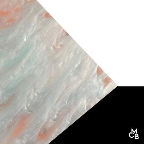 1/8" Cotton Candy Pastel Pearl Cast Acrylic Sheets