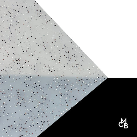 1/8" Crimson Dusk Glitz Glitter Cast Acrylic Sheets