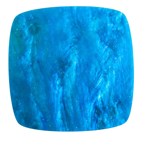 1/8" Cyan Blue Marbled Glitter Cast Acrylic Sheets