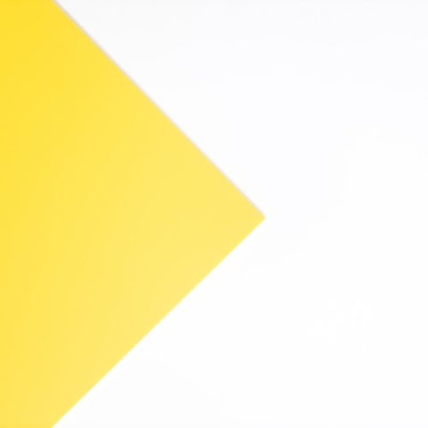 1/8" Matte Daffodil Cast Acrylic Sheets | Matte/Gloss Finish