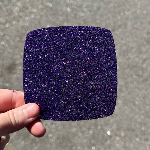 1/8" Deep Purple Glitter Cast Acrylic Sheets