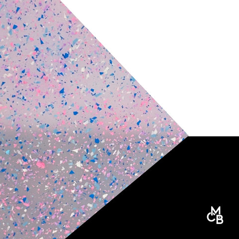 1/8" Electric Carnival MicroFlake Glitter Cast Acrylic Sheets