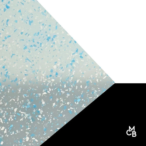 1/8" Electric Ice MicroFlake Glitter Cast Acrylic Sheets