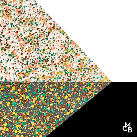 1/8" Fall Confetti Glitter Cast Acrylic Sheets