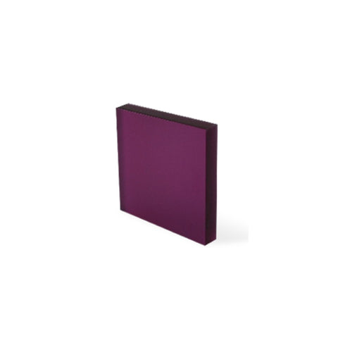 1/8" Frosted Dark Violet Cast Acrylic Sheets Both Sides Matte