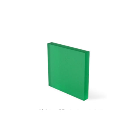 1/8" Frosted Emerald Green Cast Acrylic Sheets Both Sides Matte