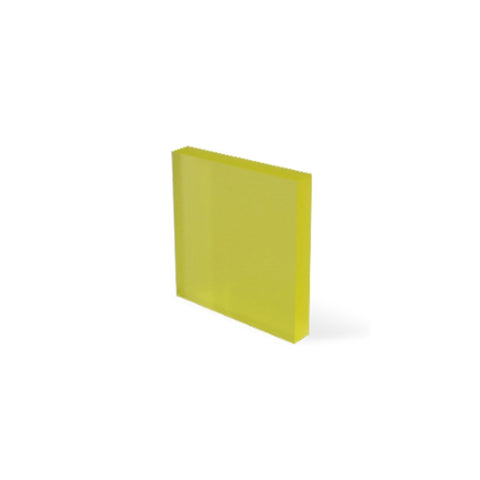 1/8" Frosted Lemon Cast Acrylic Sheets Both Sides Matte