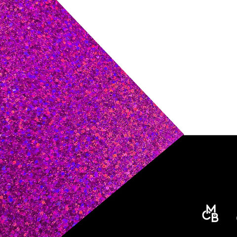 1/8" Fuchsia Razzle Dazzle Glitter Cast Acrylic Sheets