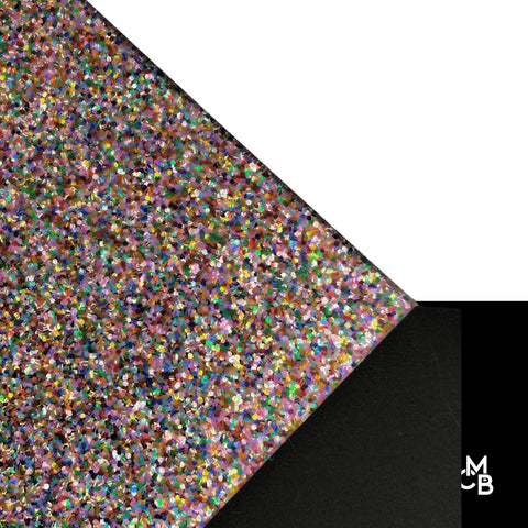 1/8" Glitter Bomb GlitterBlend Cast Acrylic Sheets