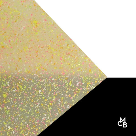 1/8" Glow Gala MicroFlake Glitter Cast Acrylic Sheets