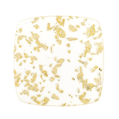 1/8" Gold Metallic Foil Flakes Glitter Cast Acrylic Sheets