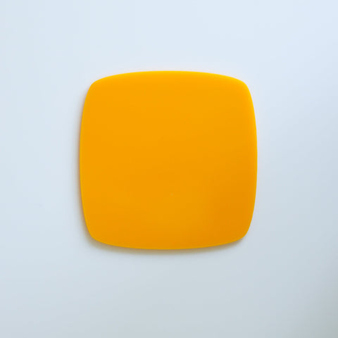 1/8" Matte Golden Yellow Cast Acrylic Sheets | Matte/Gloss Finish