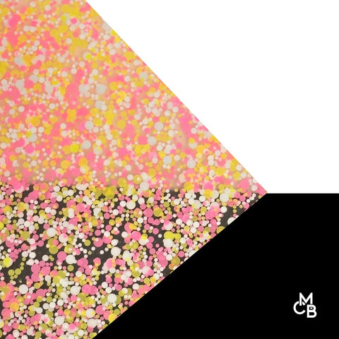 1/8" Good Vibes Glitter Dots Cast Acrylic Sheets